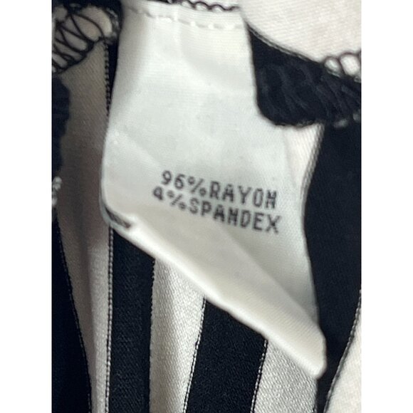 Kenneth Cole Black White Striped Sleeveless Sundress Women’s Medium - Picture 7 of 13